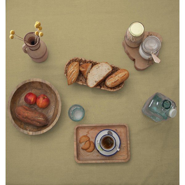 Бежова покривка за маса, 140 x 200 cm - Really Nice Things-image-2