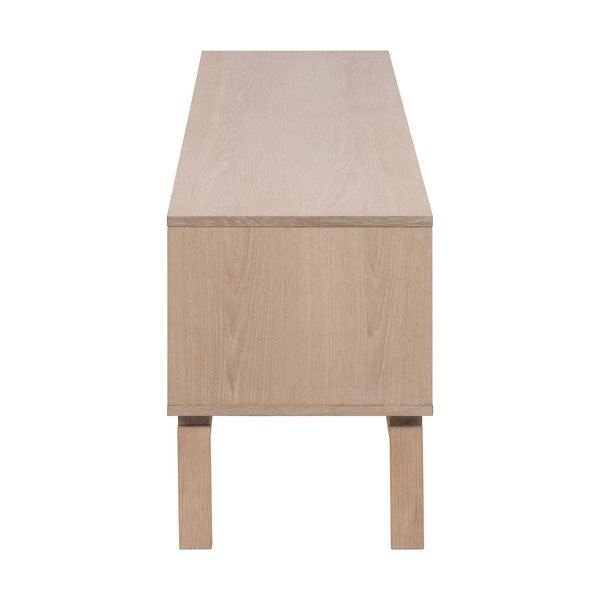 Маса за телевизор от дъбов декор в естествен цвят 160x50 cm Linley – Actona-image-4