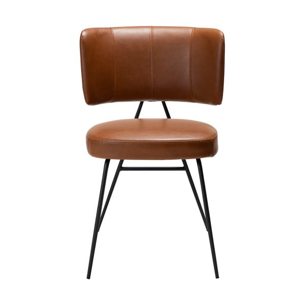 Кафяв трапезен стол в цвят коняк Roost - DAN-FORM Denmark-image-1