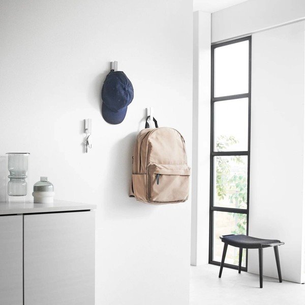 Бели стенни метални комплект куки 3 бр. Tower – YAMAZAKI-image-2