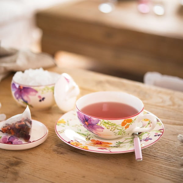 Порцеланова чиния с мотив на цветя Villeroy & Boch , ⌀ 16 cm Mariefleur Tea - Villeroy&Boch-image-1