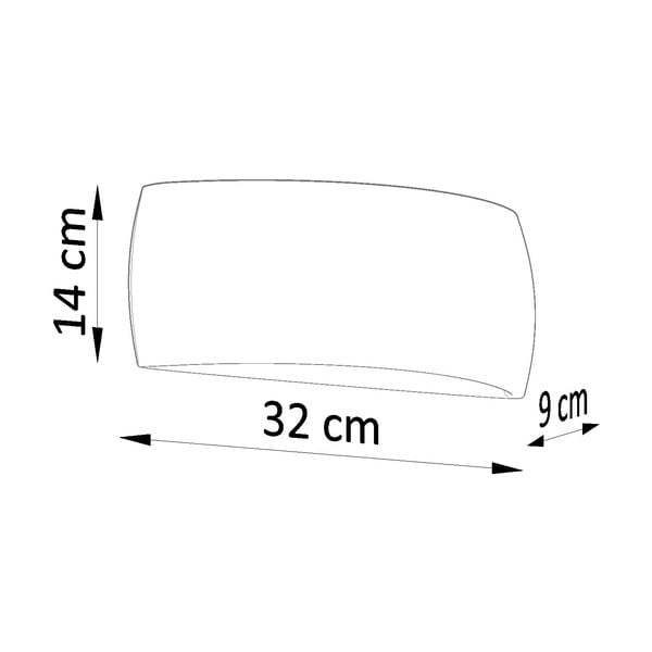 Бяла стенна лампа Palermo - Sollux-image-3