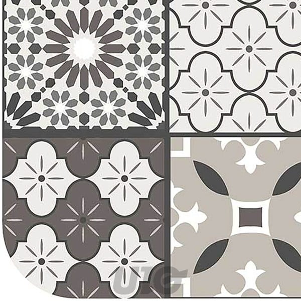 Сив килим 45x75 cm Gaston – douceur d'intérieur-image-1