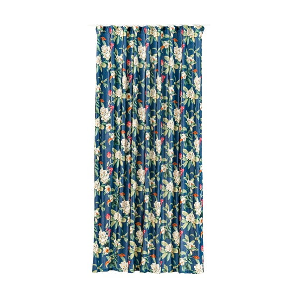Зелено-синя кадифена завеса 140x260 cm Kerida - Mendola Fabrics