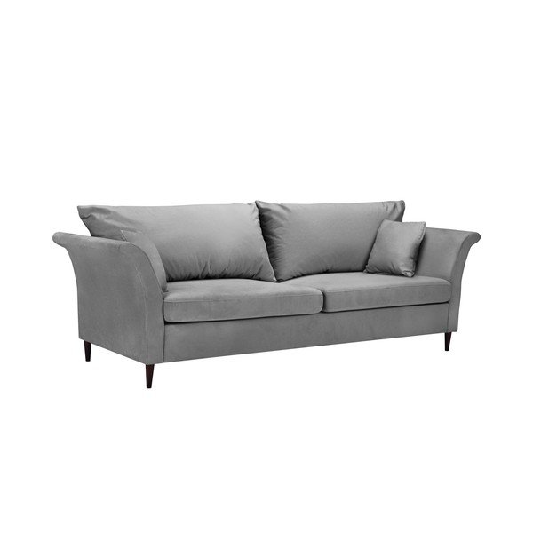 Светлосив разтегателен диван със склад Pivoine - Mazzini Sofas-image-2