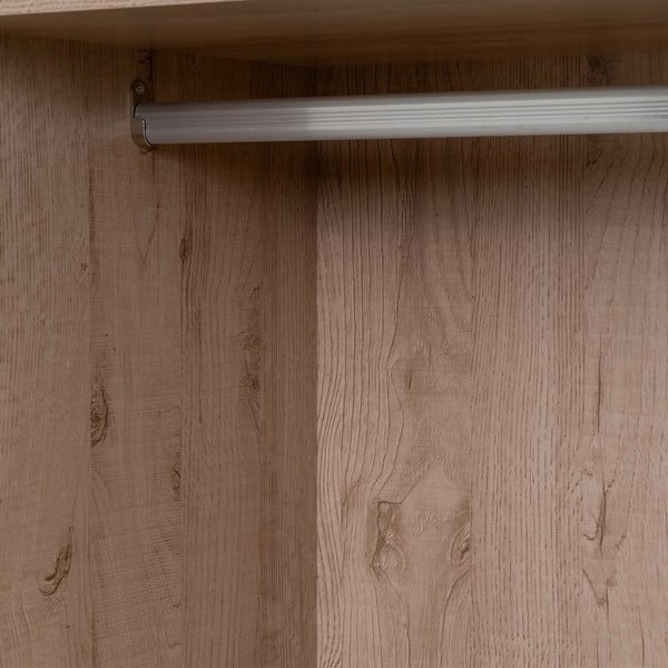 Отворен модулен шкаф от декор от дъб  в естествен цвят 80x180x45 cm Modular – Casa Selección-image-4