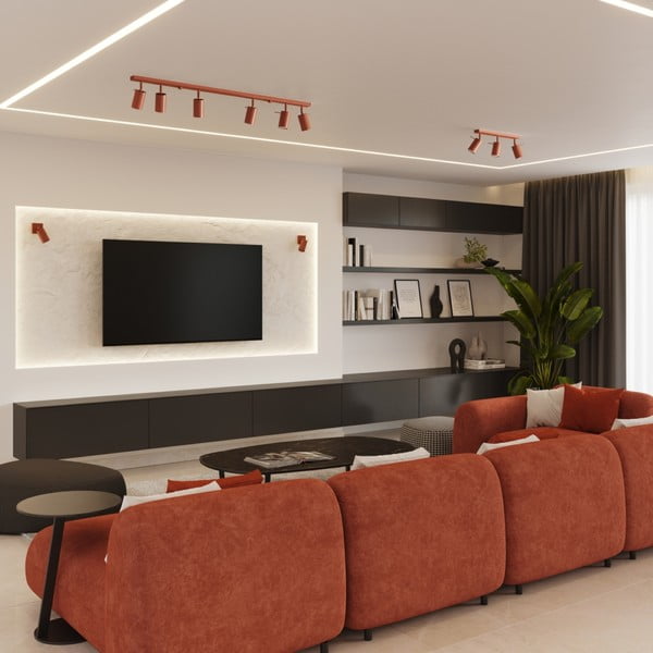 Прожектор в тухлен цвят 6x45 cm Etna – Sollux-image-4