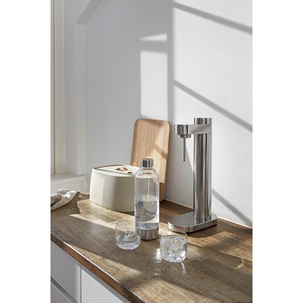Машина за газирани напитки от неръждаема стомана в сребрист цвят Brus – Stelton-image-3