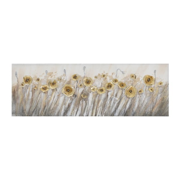 Obraz InArt Flowers Canvas, 150 x 50 cm