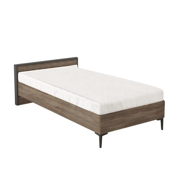 Единично легло 90x200 cm в естествен цвят - Kalune Design
