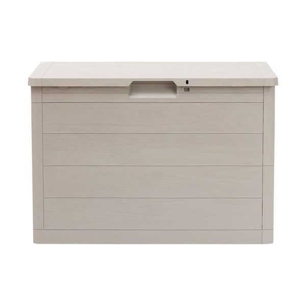 Светлосива пластмасова градинска кутия за съхранение Woodys – Toomax