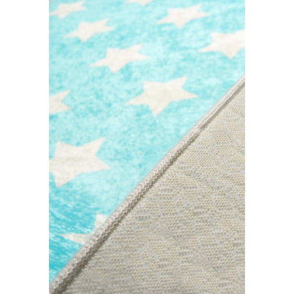 Син детски нехлъзгащ се килим Universe, 140 x 190 - Chilai-image-1