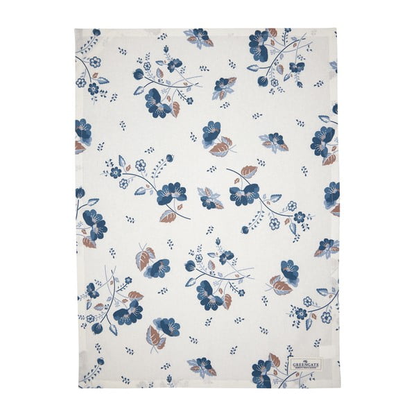 Памучна кърпа в бяло и синьо , 50 x 70 cm Mozy - Green Gate