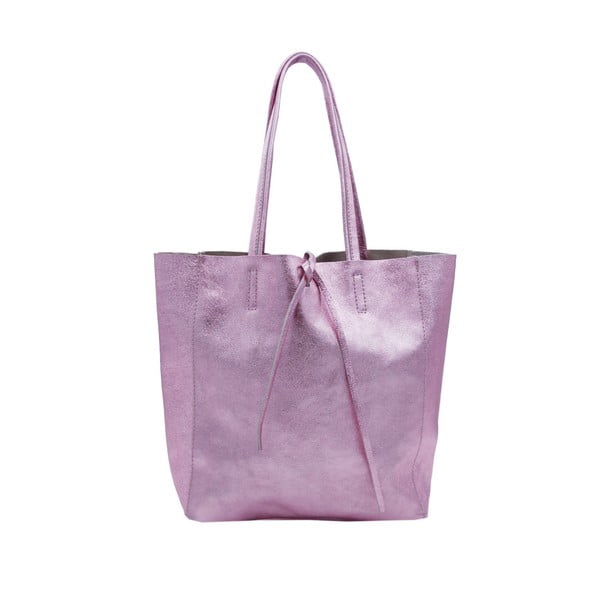 Розова и лилава чанта от естествена кожа Larrito - Andrea Cardone