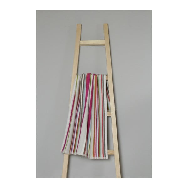 Розова памучна кърпа на райета Spa, 50 x 90 cm - My Home Plus