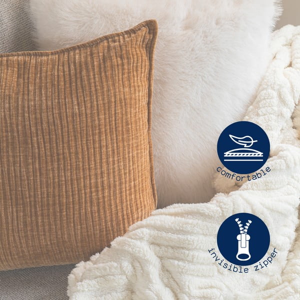 Декоративна възглавница от шенил 45x45 cm Juliette – Tiseco Home Studio-image-1