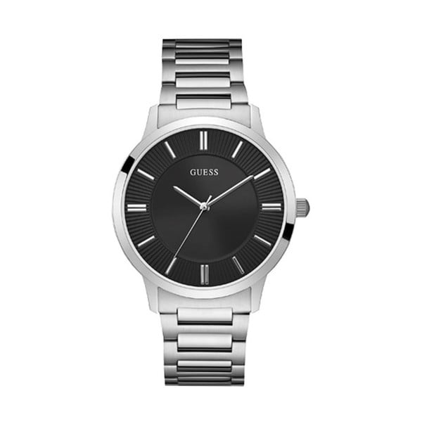Мъжки часовник с каишка от неръждаема стомана в сребристо W0990G1 - Guess