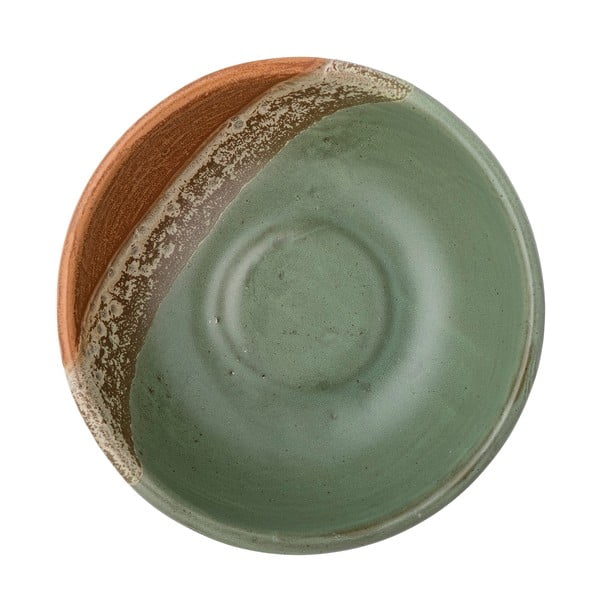 Зелено-оранжева керамична купа 572 ml Paula - Bloomingville-image-3