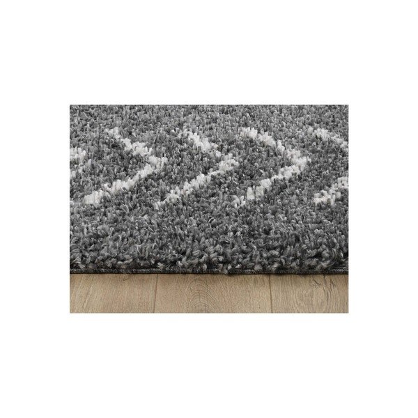 Сив килим 170x120 cm Shaggy - Mila Home-image-4