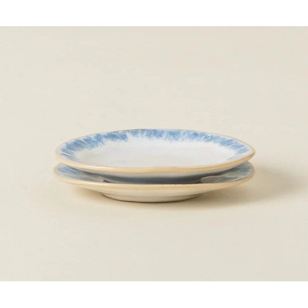 Бяла/синя супена глинена чиния Brisa – Costa Nova-image-1