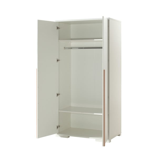 Бял детски гардероб 99x195 cm Londen - Vipack-image-2