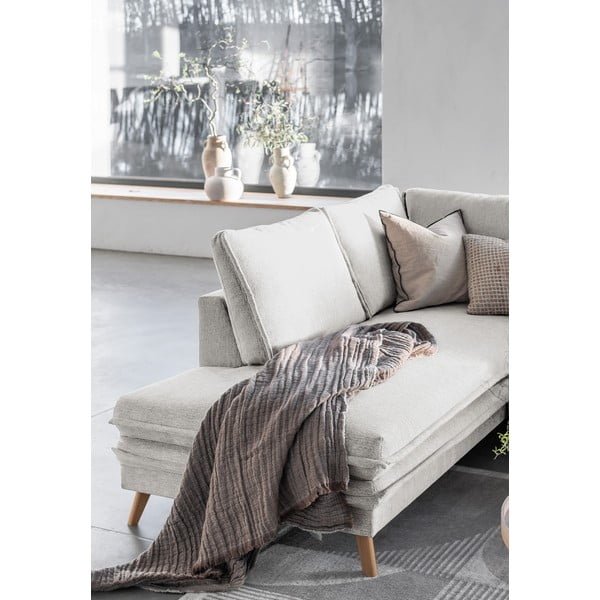 Бежов разтегателен ъглов диван (ляв ъгъл) Charming Charlie – Miuform-image-4