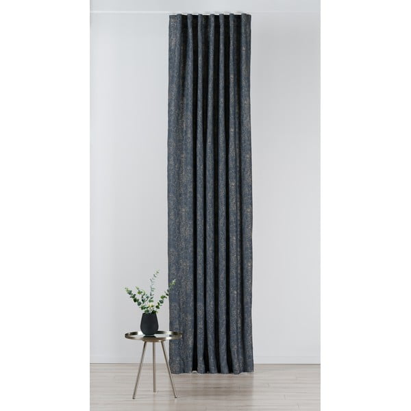 Тъмносиньо-сива завеса 135x280 cm Wayland - Mendola Fabrics-image-1