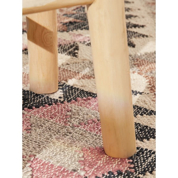 Сива ръчно изработена ютена пътека 80x200 cm Roya Parsa – Elle Decoration-image-3