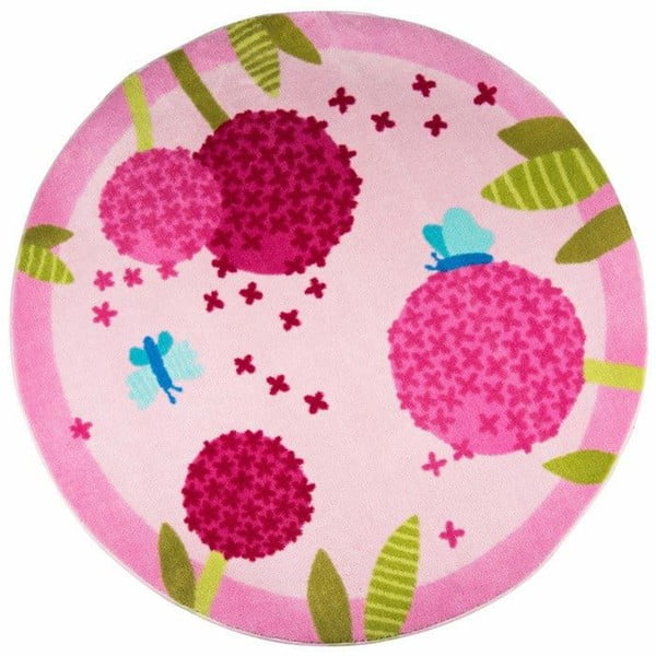 Детски килим Polen Pink, ⌀ 133 cm - Conceptum Hypnose