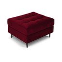 Столче за крака от червено кадифе Santo - Milo Casa