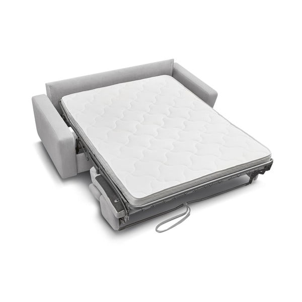 Светлосив разтегателен диван 195 cm Monaco – Bobochic Paris-image-4