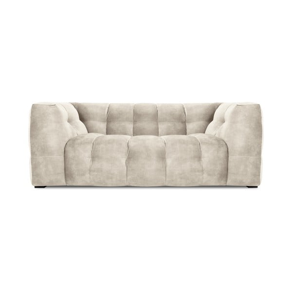 Бежов кадифен диван , 208 см Vesta - Windsor & Co Sofas