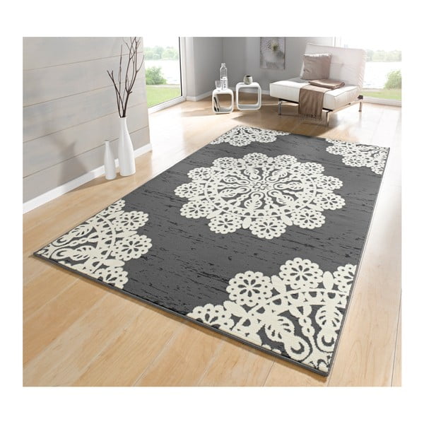 Сив килим Gloria , 200 x 290 cm Lace - Hanse Home-image-1