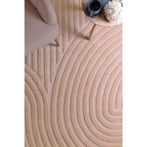 Розов вълнен килим 160x230 cm Hague - Asiatic Carpets-image-2