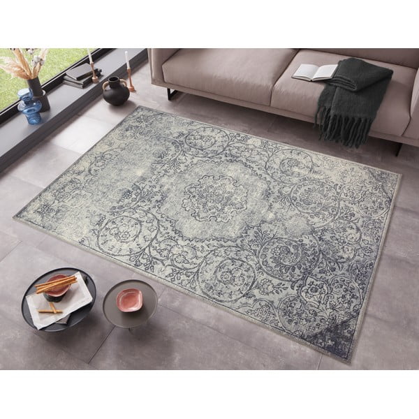 Сив килим , 120 x 170 cm Chenile - Ragami-image-1