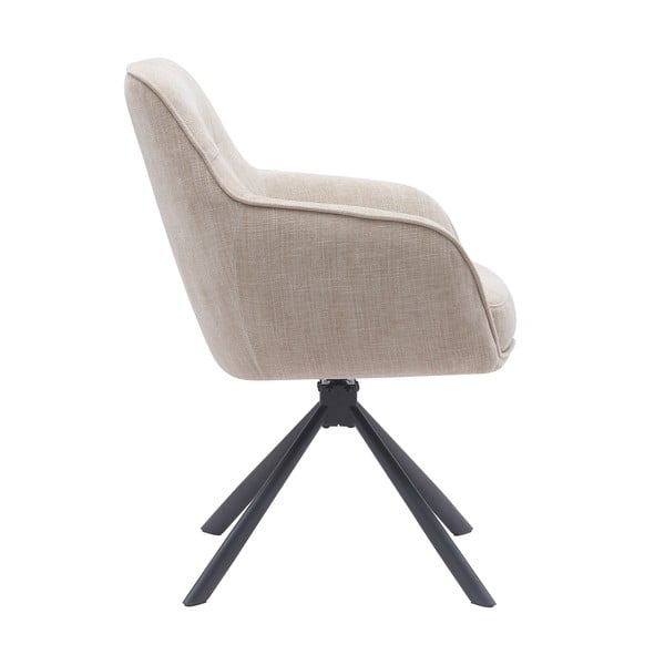 Кремави тапицирани трапезни столове в комплект 2 бр. Avola – Unique Furniture-image-3