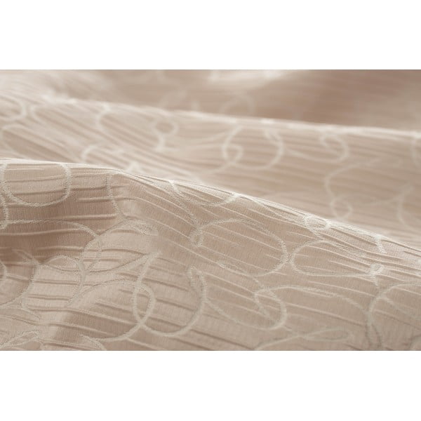 Бежова завеса 140x160 cm Florette - Mendola Fabrics-image-3