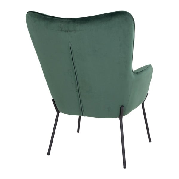 Зелено кадифено кресло Glasgow – Bonami Essentials-image-4