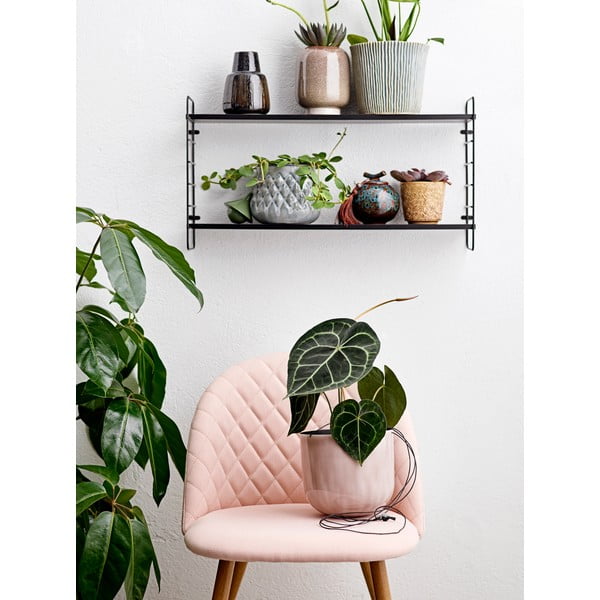 Черен метален рафт North - Bloomingville-image-3