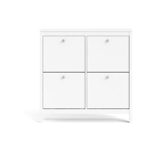 Бяла накланяща се стойка за обувки Madrid – Tvilum-image-4