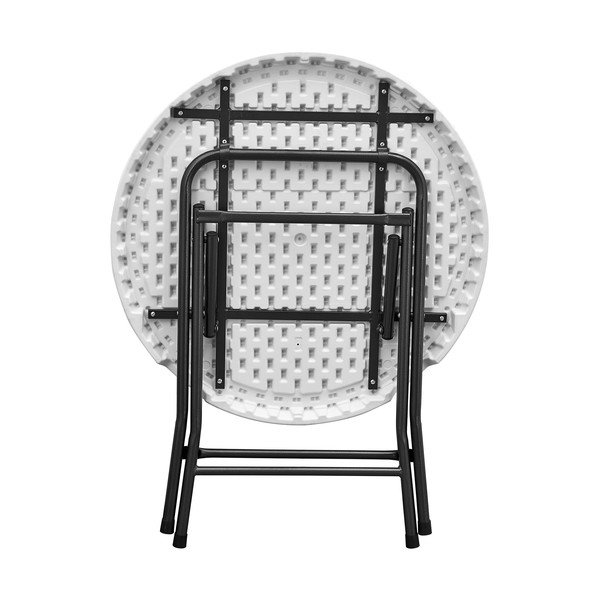 Кръгла градинска маса за хранене ø 80 cm - Rojaplast-image-1