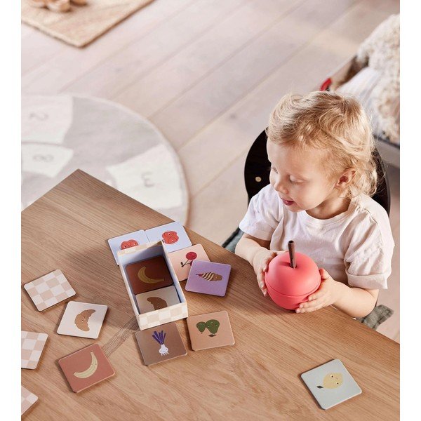 Червена силиконова детска чаша Apple – OYOY Mini-image-4
