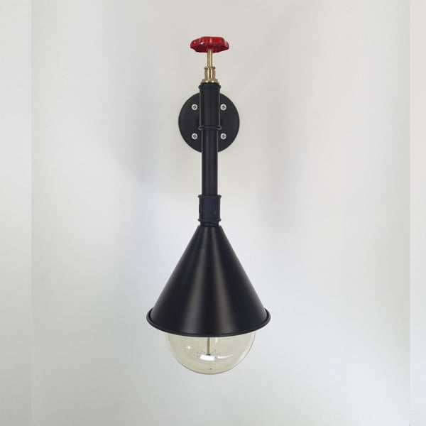Черна стенна лампа Aplik Carrio - Unknown