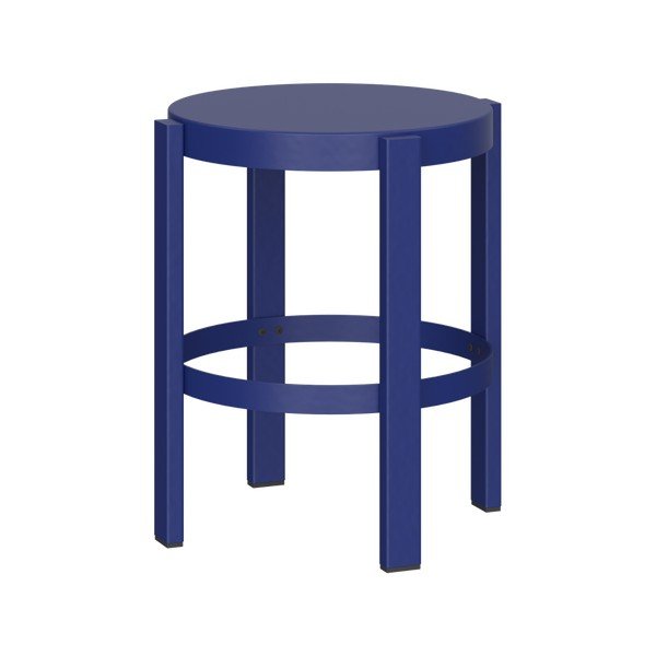 Син стоманен стол Doon – noo.ma