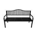 Черна метална градинска пейка Segula - Garden Pleasure
