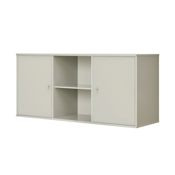 Бежов нисък висящ скрин 133x61 cm Mistral – Hammel Furniture-image-1