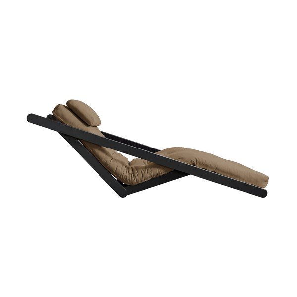 Двуместен променлив стол за отдих Figo Black/Mocca - Karup Design-image-3