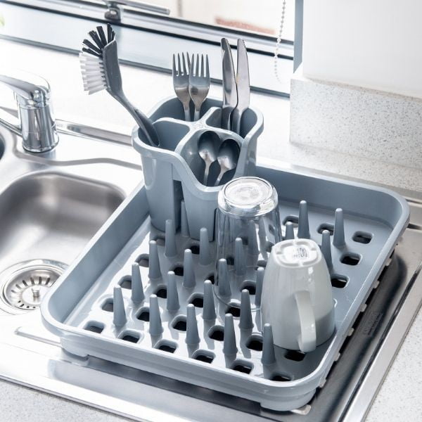 Сива пластмасова тавичка за сушене 38x33,5 cm Eco Range – Addis-image-4