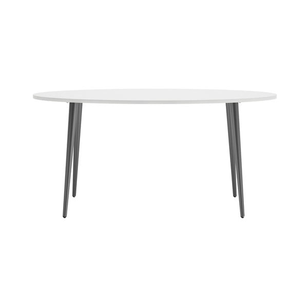 Трапезна маса с бял плот 160x80 cm Oslo - Tvilum