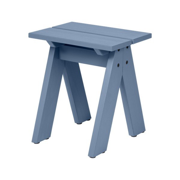 Син градински стол от масивно дърво Navo – noo.ma